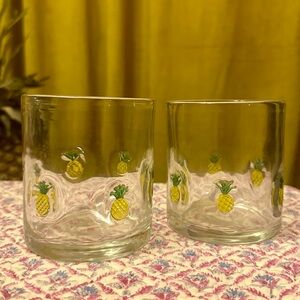 Anthropologie PINEAPPLE 🍍 GLASSES